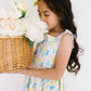 Valerie Twirl Dress in Marshmallow Bunny