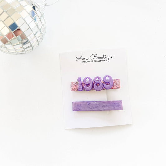Ts Swiftie Hair Clip Set - Ts 1989 Hair Clip - Swiftie