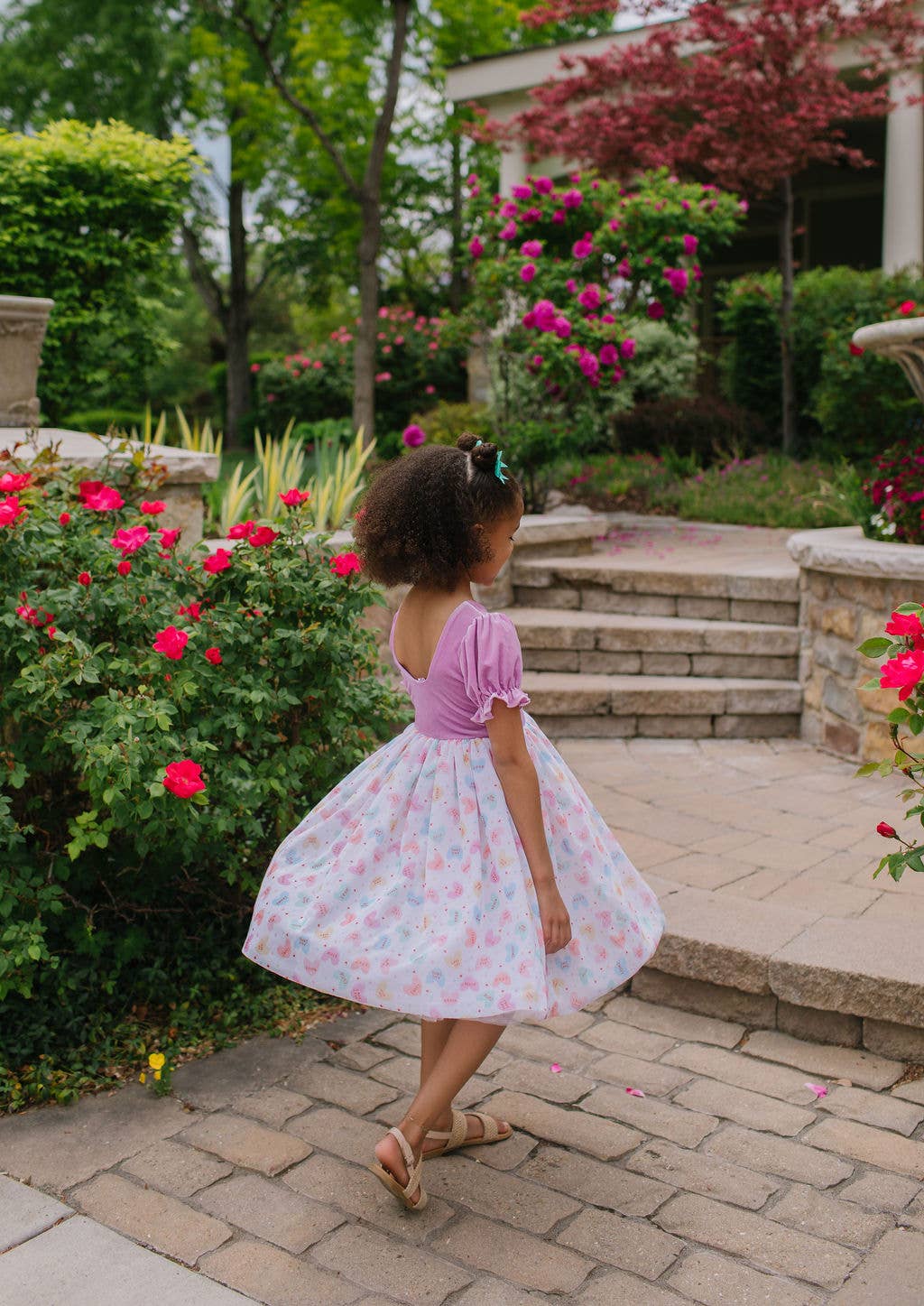 Rose Dress in Candy Hearts