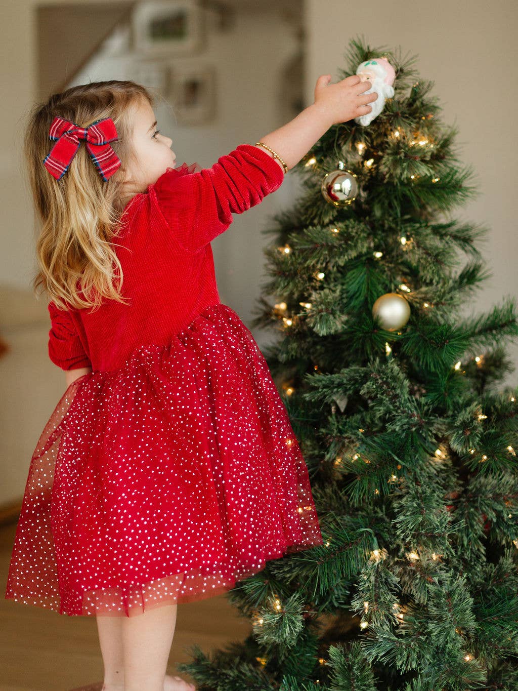 Plaid Hair Bow in Scottie Stewart