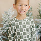 Checkered Christmas Trees Organic Cotton Set Kids Clothes