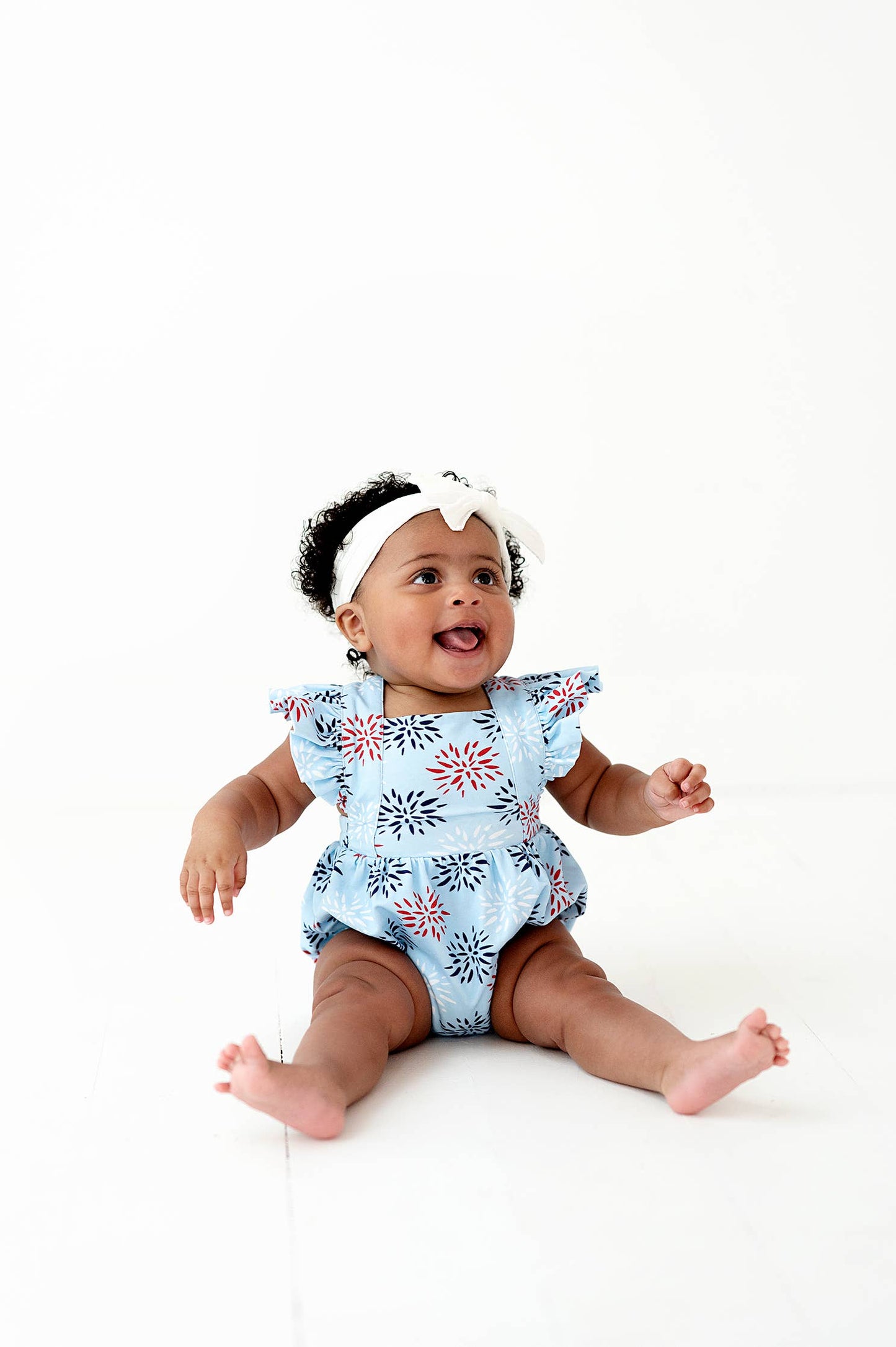 Emmy Romper in Firework | Baby Bubble | 4th of July