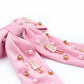 Pink Velvet Nutcracker Bow