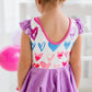 Farrah Leotard - Ombre Heart