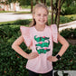 Preppy gator flutter top