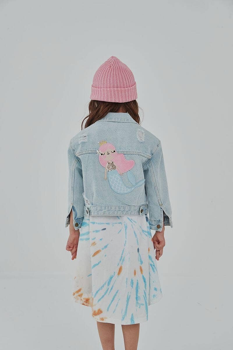 Patched Denim Jacket