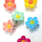 MINI FLOWER SET OF 6 HAIR CLAW CLIPS
