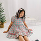 Holiday plaid dress