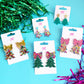 Bow-tiful Gold Confetti Acrylic Christmas Tree