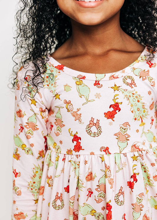 You’re a Mean One Bamboo Twirl Dress