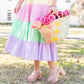 Multicolor Heart Straw Basket
