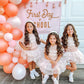 {Pink & Gold} First Day of School Banner