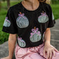 Pumpkin Bow Sequin Tee