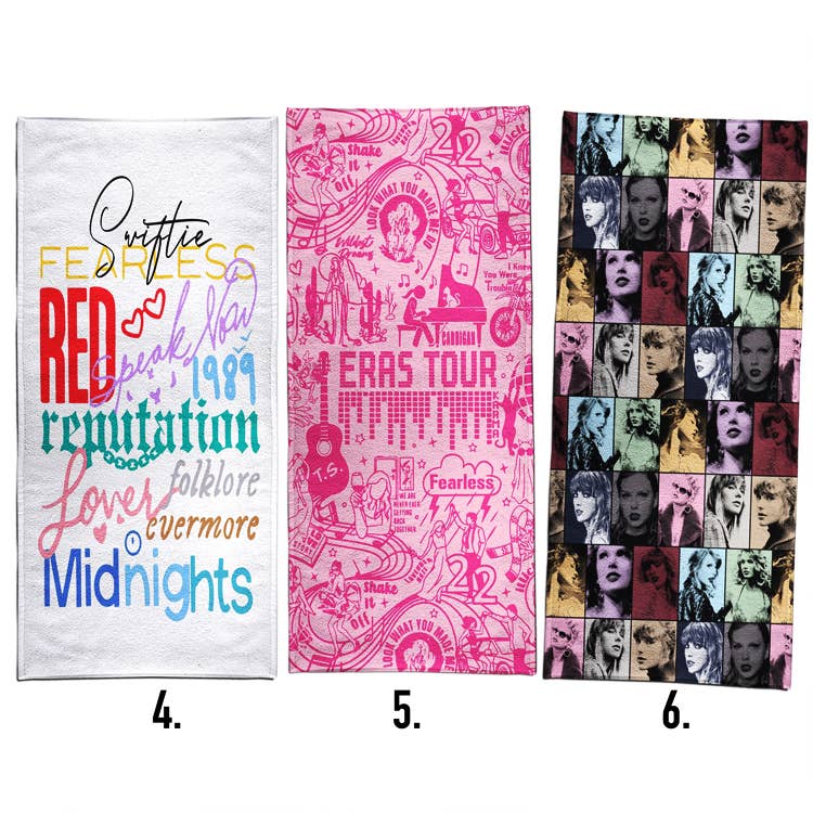 Taylor Swift Inspired Lightweight Beach Towels
