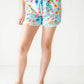 Plush Shorts-Groovy Smiles