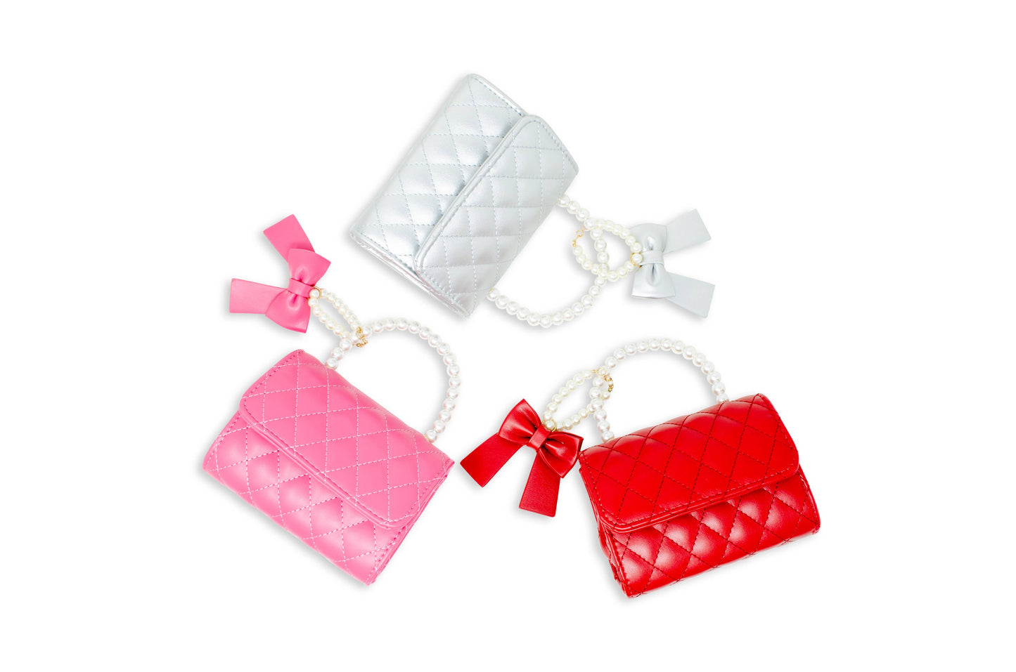 Quilted Pearl Bow