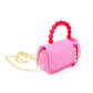Pearl Handle Message Charm Bag