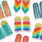 Beaded Rainbow Earrings | Aqua Rainbow