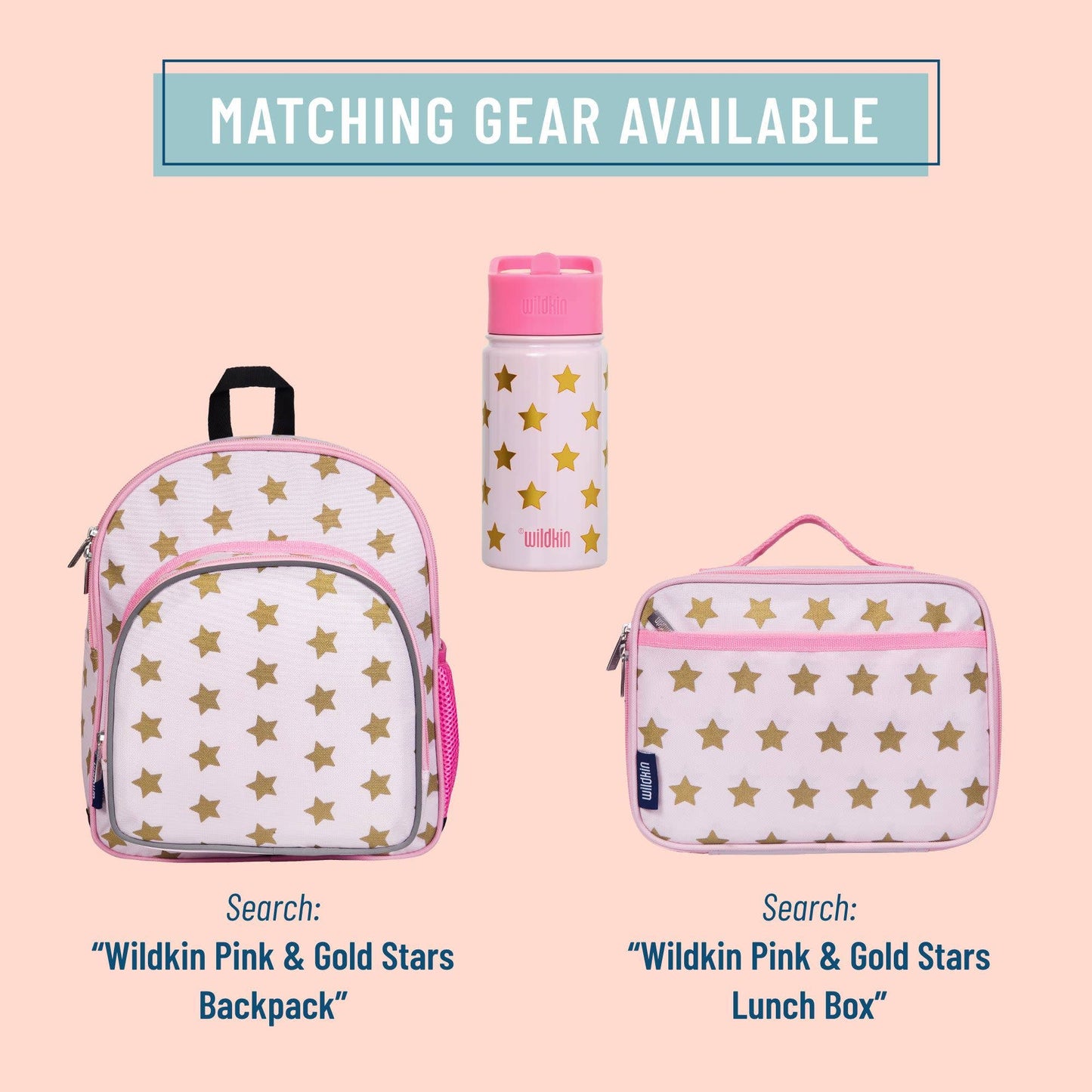 Pink and Gold Stars