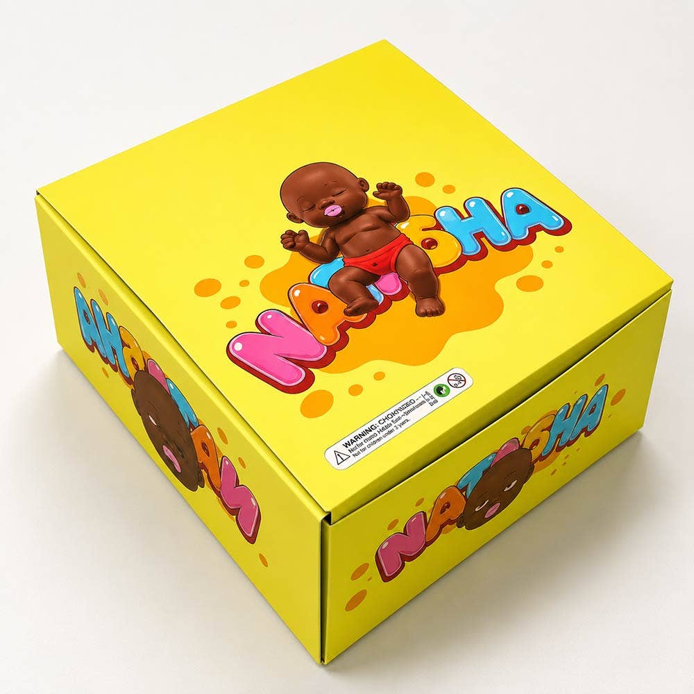 Glittered Doll Squeeze Toy