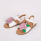 Pink Flower Kids Sandals