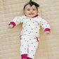 Christmas Trees Organic Cotton Lounge Set Kids Baby Clothes
