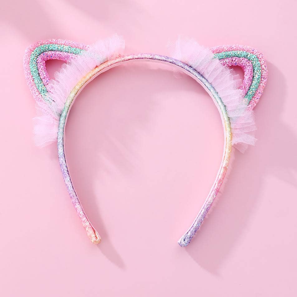Glitter Headband - Meow Magic