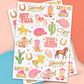 Cowgirl Foil Kids Temporary Tattoos, Bday Party, Activity,
