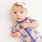 Lavender Blooms Bamboo Short Romper