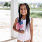 Lucy Swim in Patriotic Flags | UPF 50 | 4th of July