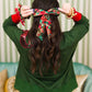 BC Green Holiday Plaid Bow Sweatshirt PRE-ORDER (Est Ship 11/21)