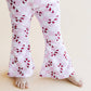 Christmas Candy Cane Kids & Baby Flare Pants | Pink