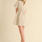 DROP SHOULDER DRESS
