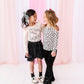 Black Mini Hearts | Soft Long Sleeve