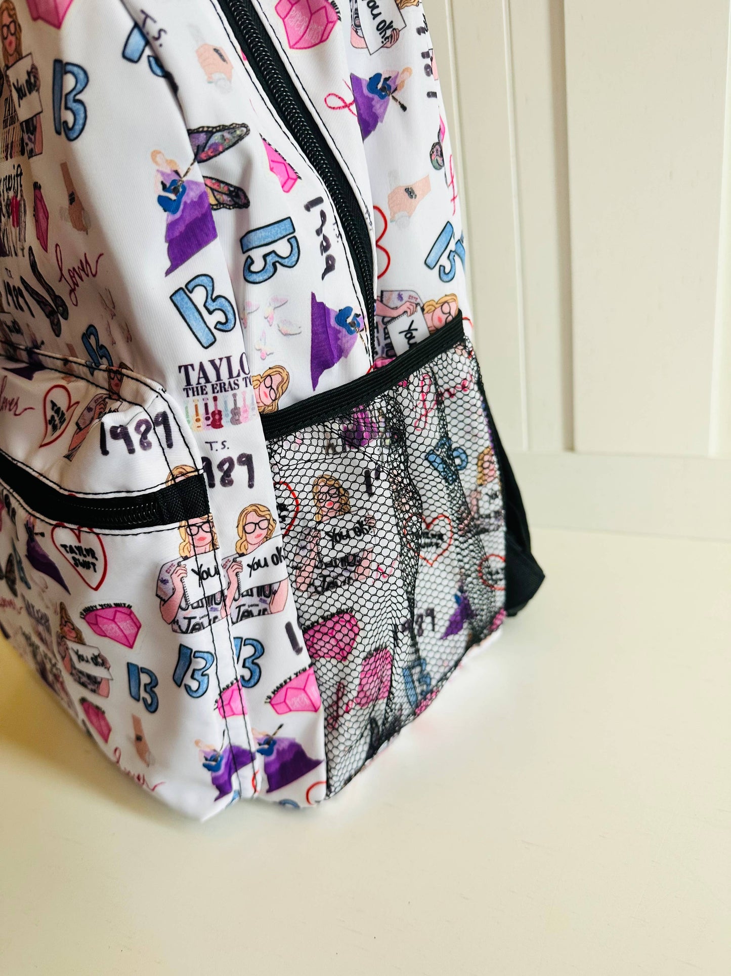 Swiftie Collage BackPack - White 
