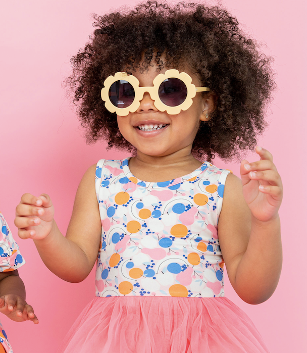 Kids + Baby Tulle Tutu Dress - Clementine Fruit Summer Dress