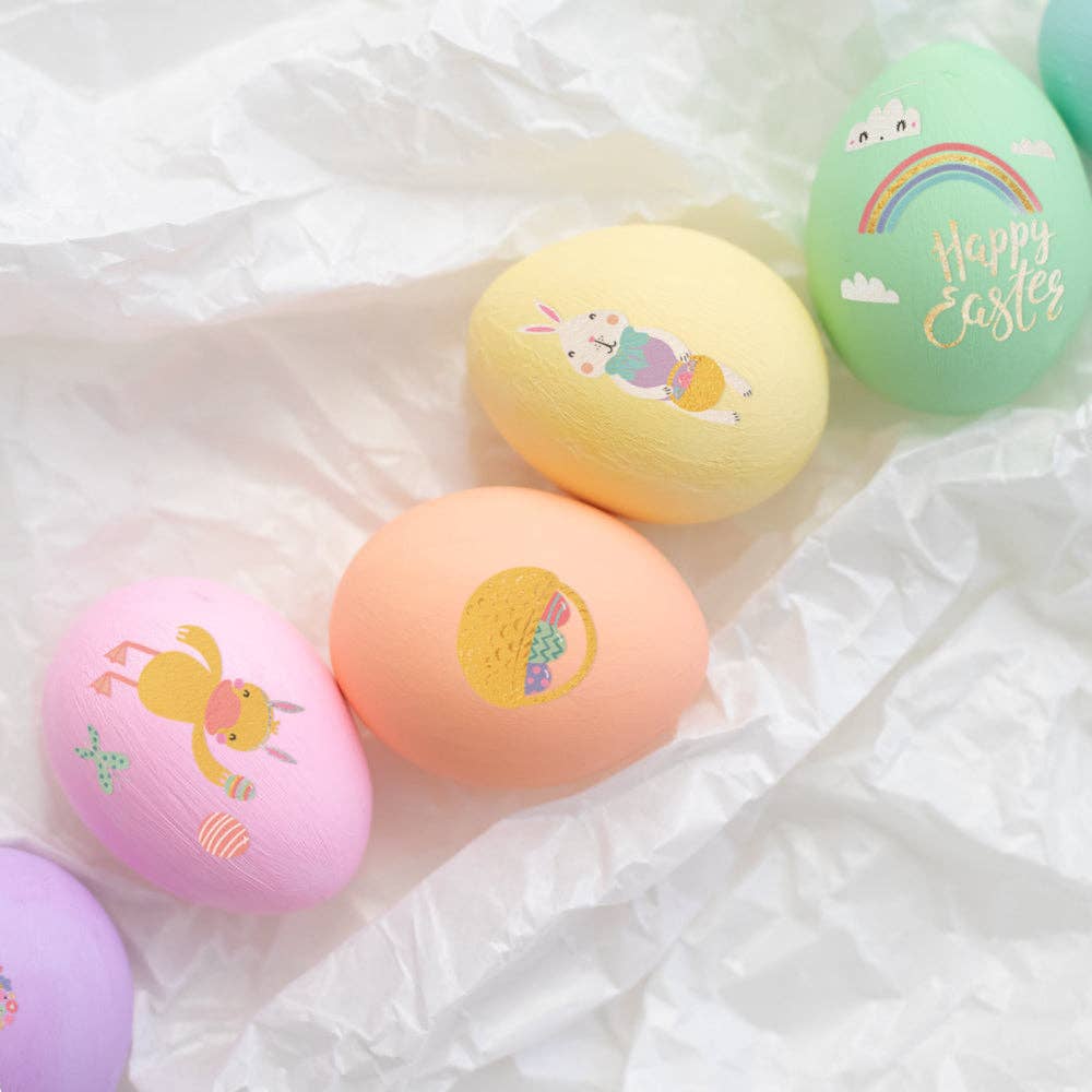EASTER | Kids Easter inspired metallic tattoo stickers