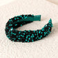 KNOTTED SEQUINS HEADBAND