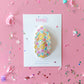 Yellow Dainty Floral, snap clip