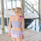 Waverly Shirred Swimsuit - Palm Cove