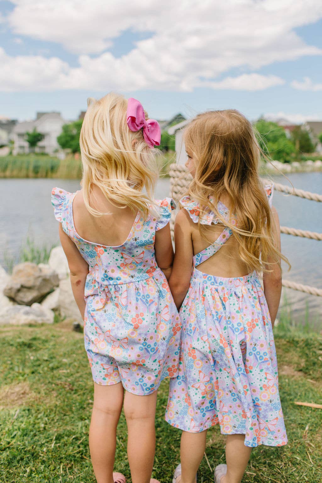 Macie Romper in Butterfly Dream | girls clothing