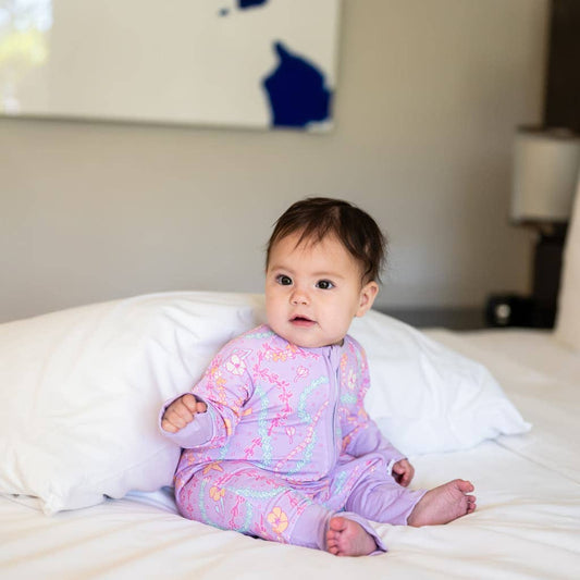 Lei Day Baby Bamboo Coverall