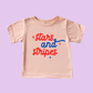 Stars and Stripes Toddler and Youth 4th of July Shirt