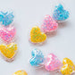 Shaker Hair Clip Set - Pastel Heart