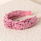 KNOTTED SEQUINS HEADBAND