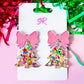 Bow-tiful Gold Confetti Acrylic Christmas Tree
