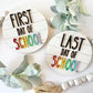 First & Last day of school photo props