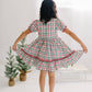 Holiday plaid dress