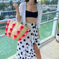 FLORIDA STRAW BASKET, BEACH BAG, SHOPPING BAG
