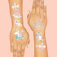 Unicorn Foil Kids Temporary Tattoos, Birthday Party Favor